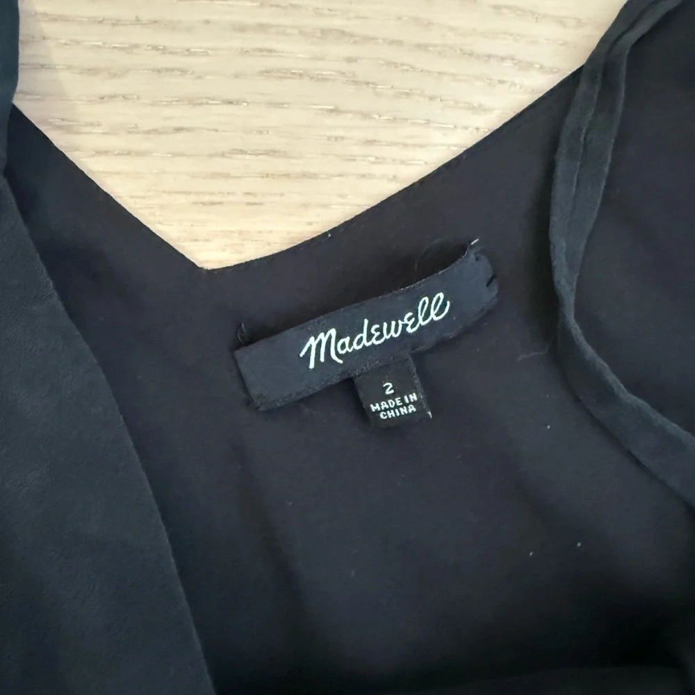 Madewell Silk Button-Down Cami - Picture 8 of 10